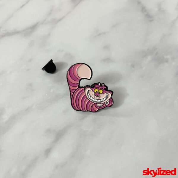 Cheshire Cat Lapel Pin