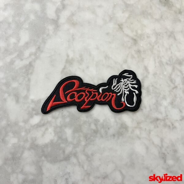 Scorpion Embroidered Iron-on Patch
