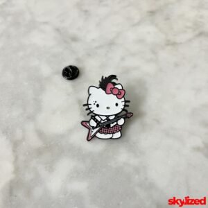 Rockstar Kitty Lapel pin