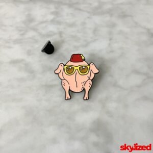 The One with the Thanksgiving Turkey Lapel Pin