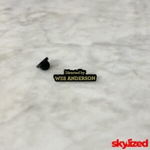 Directed by Wes Anderson Lapel Pin