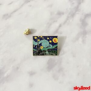 The Starry Night Lapel Pin