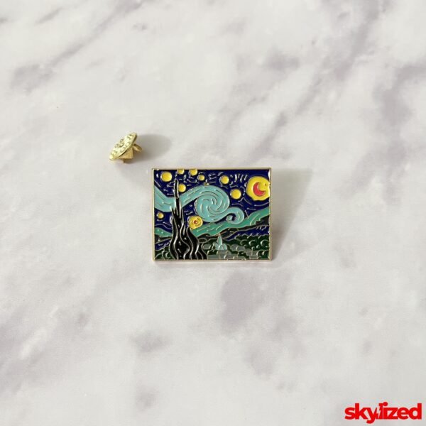 The Starry Night Lapel Pin