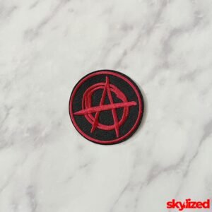 Symbol of Anarchy Embroidered Iron-on Patch