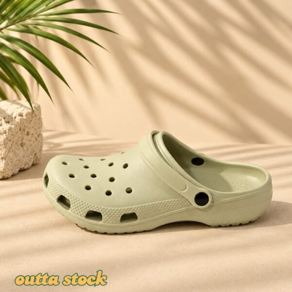 Classic Crocs Beige (1) Convertible Mules Design #3
