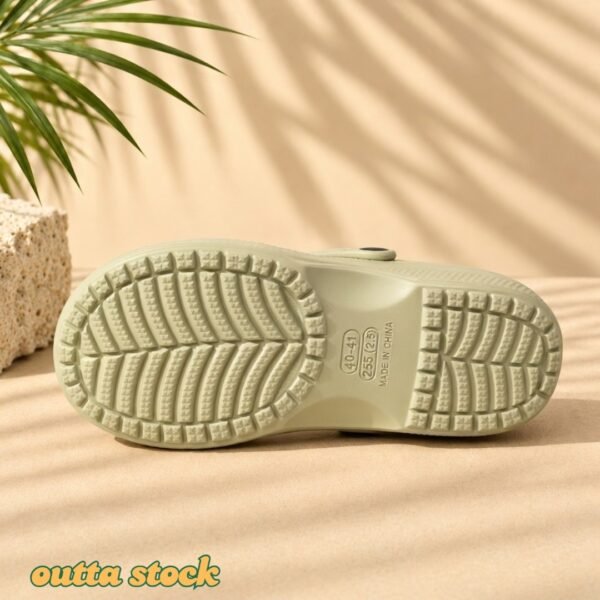 Classic Crocs Beige (3) Convertible Mules Design #3