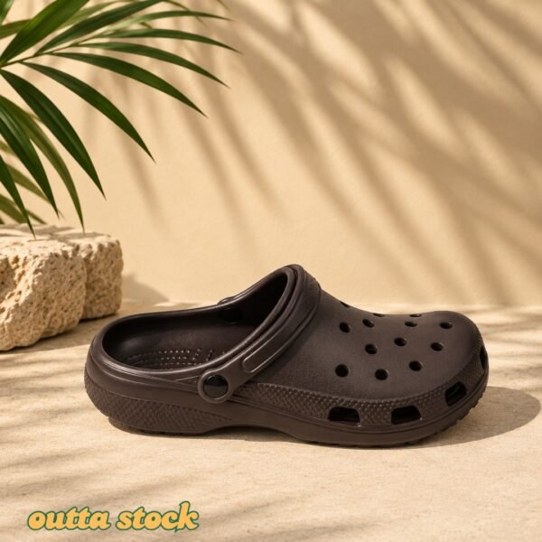 Classic Crocs Brown (1) Convertible Mules Design #3